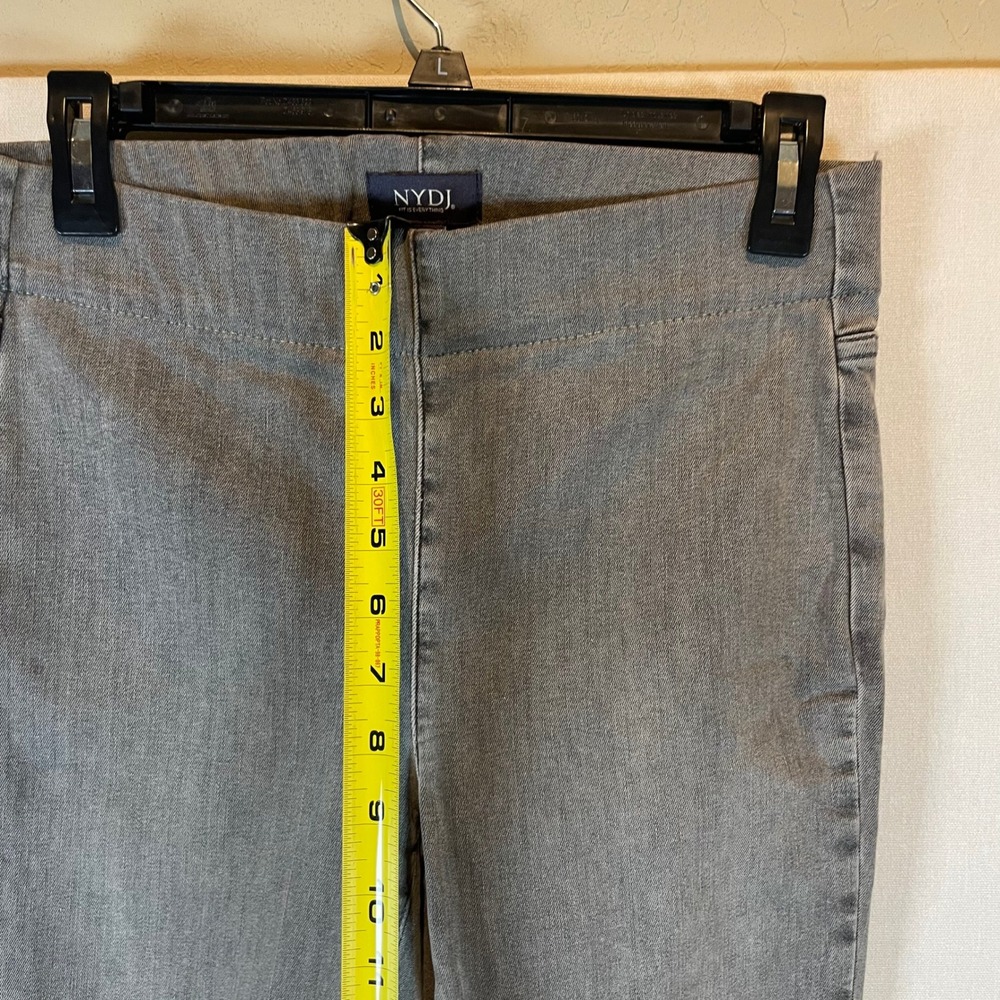 NYDJ Women's Gray Wash Slim Fit Pull On Ponte Pants‎ - Size S - Picture 6 of 8